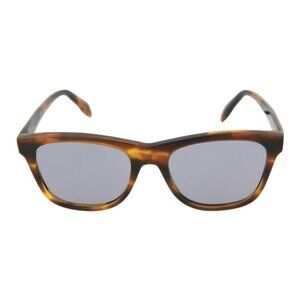 New Authentic Alexander McQueen Unisex Square/Rectangle Yellow Yellow Blue Fashi
